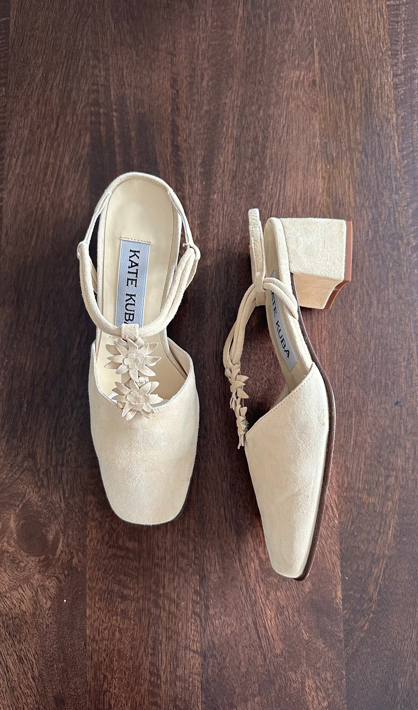 Vintage suede heels