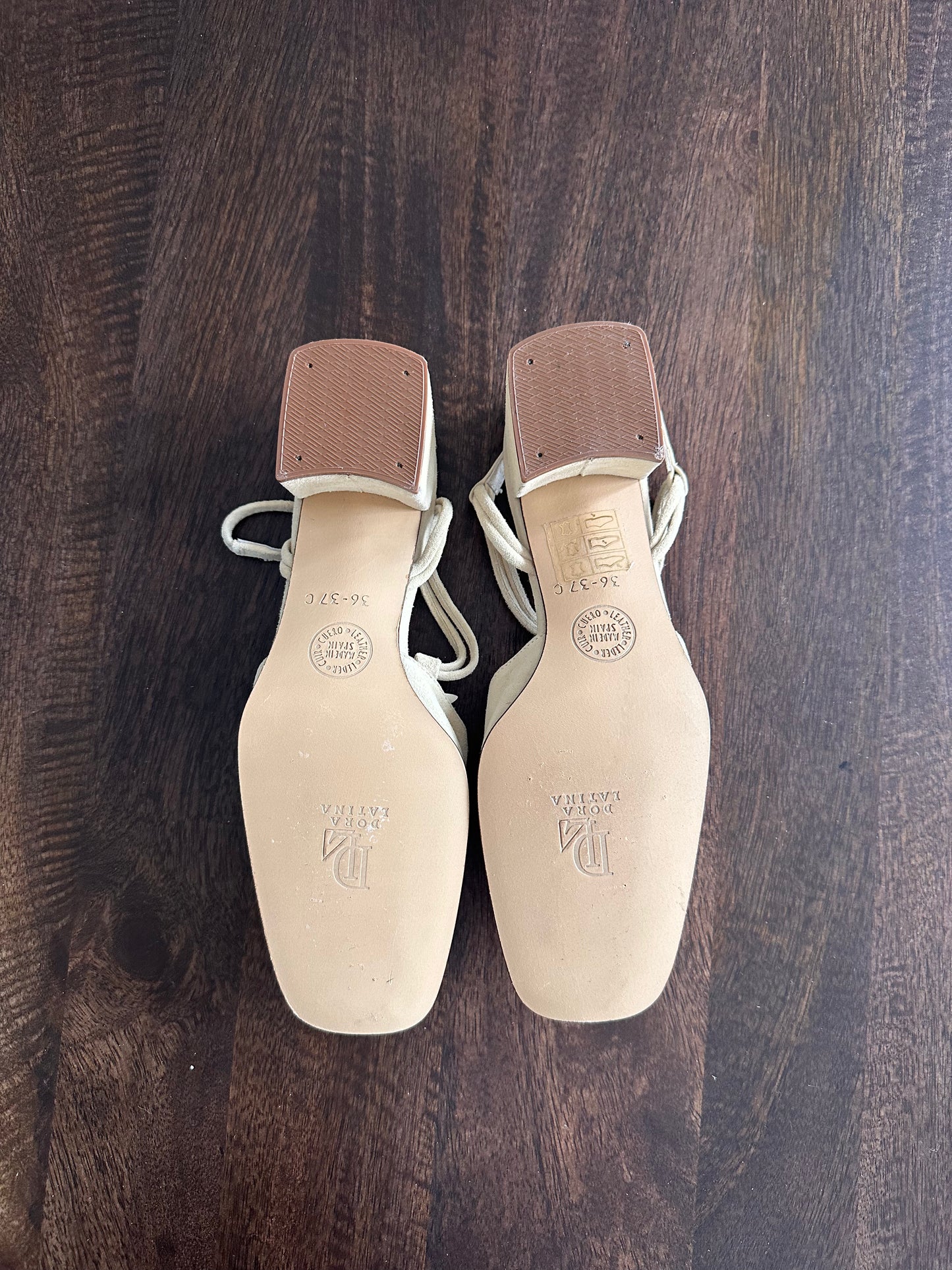 Vintage suede heels