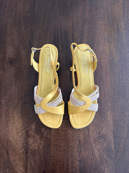 Vintage Yellow & Pink Heels
