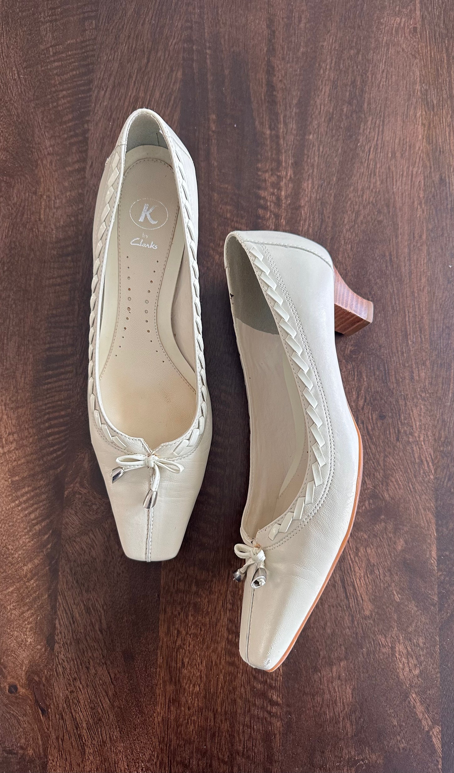 Vintage heel ballet flats