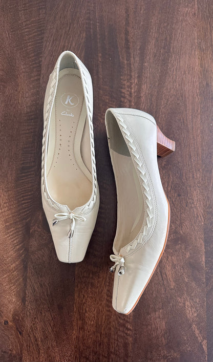 Vintage heel ballet flats