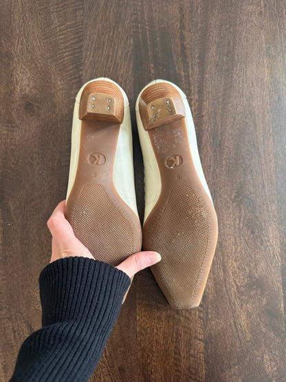 Vintage heel ballet flats