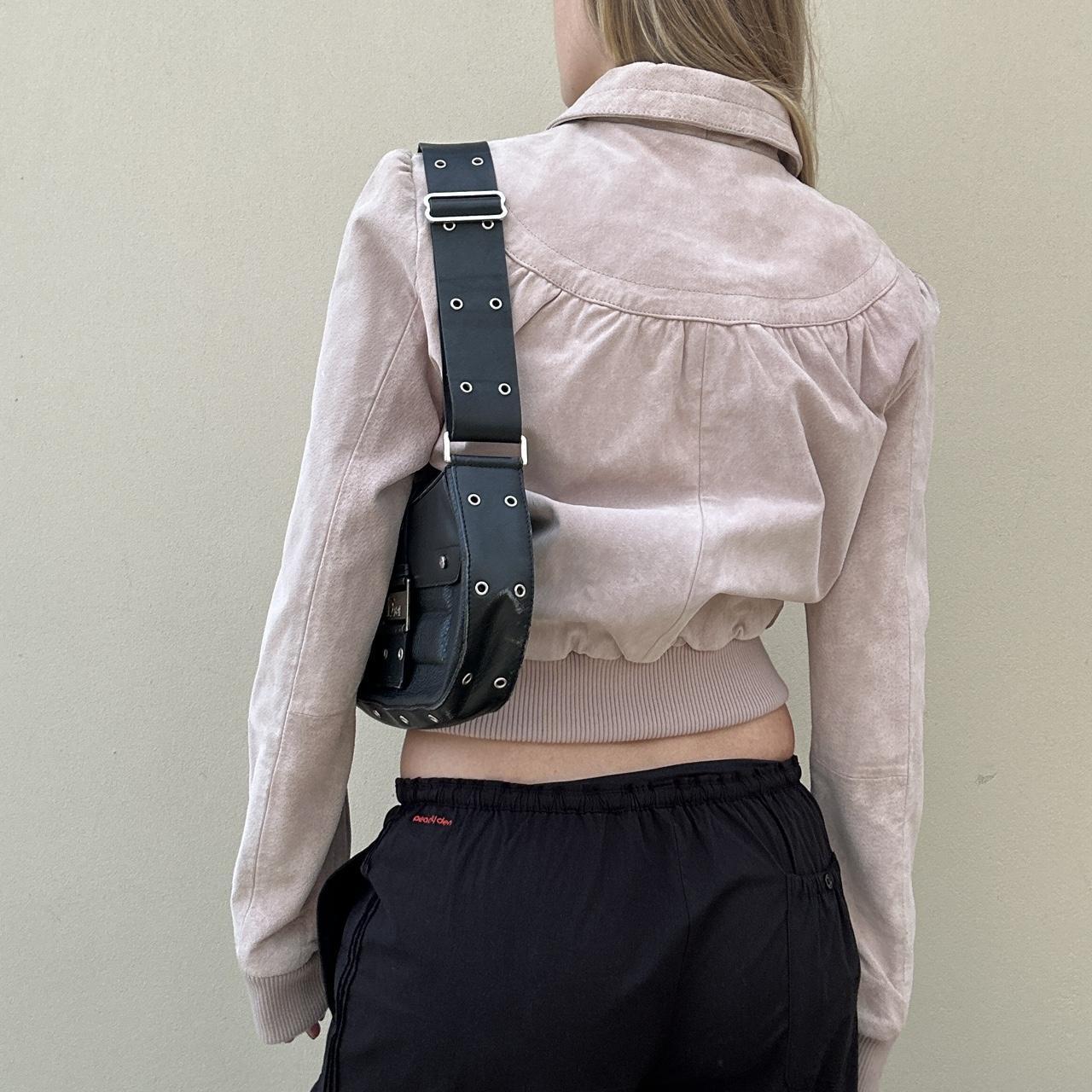 Vintage dusty pink suede jacket