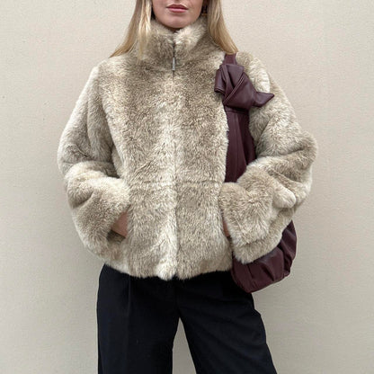 Vintage ELLE fur coat