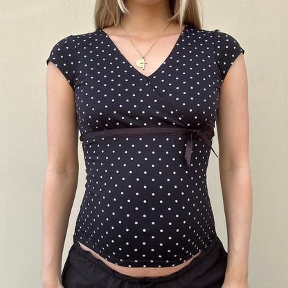 Vintage 00s polka dot top