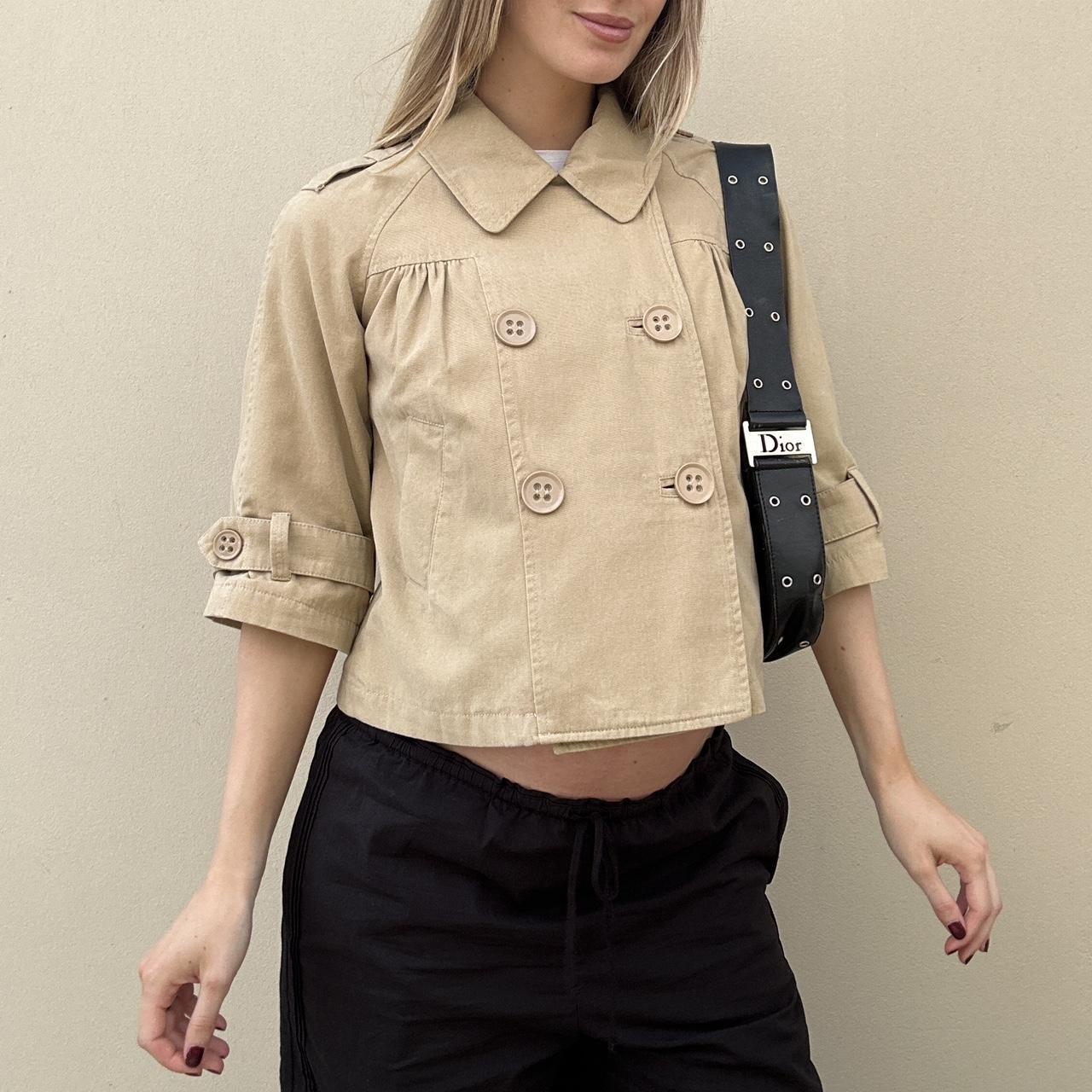 Vintage trench pea coat