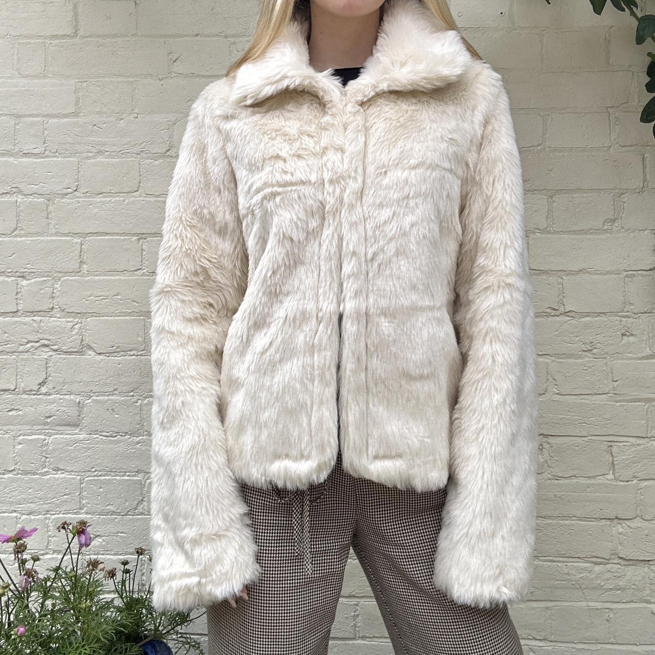 Vintage 00s faux fur coat