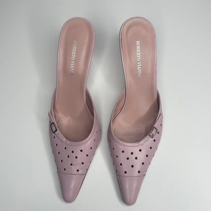 Vintage 00s pink kitten heels