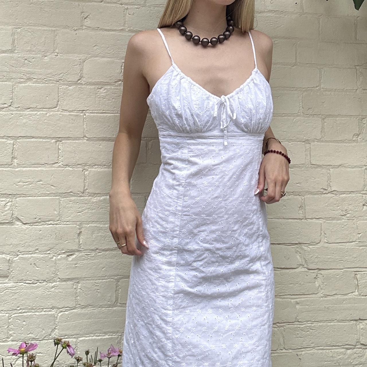 Vintage 00s Broidery anglaise dress