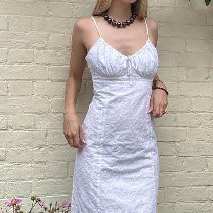 Vintage 00s Broidery anglaise dress