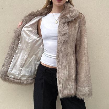 Vintage faux fur coat