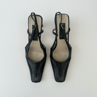Stefano Marchi sling back heels