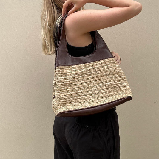 Vintage straw bag
