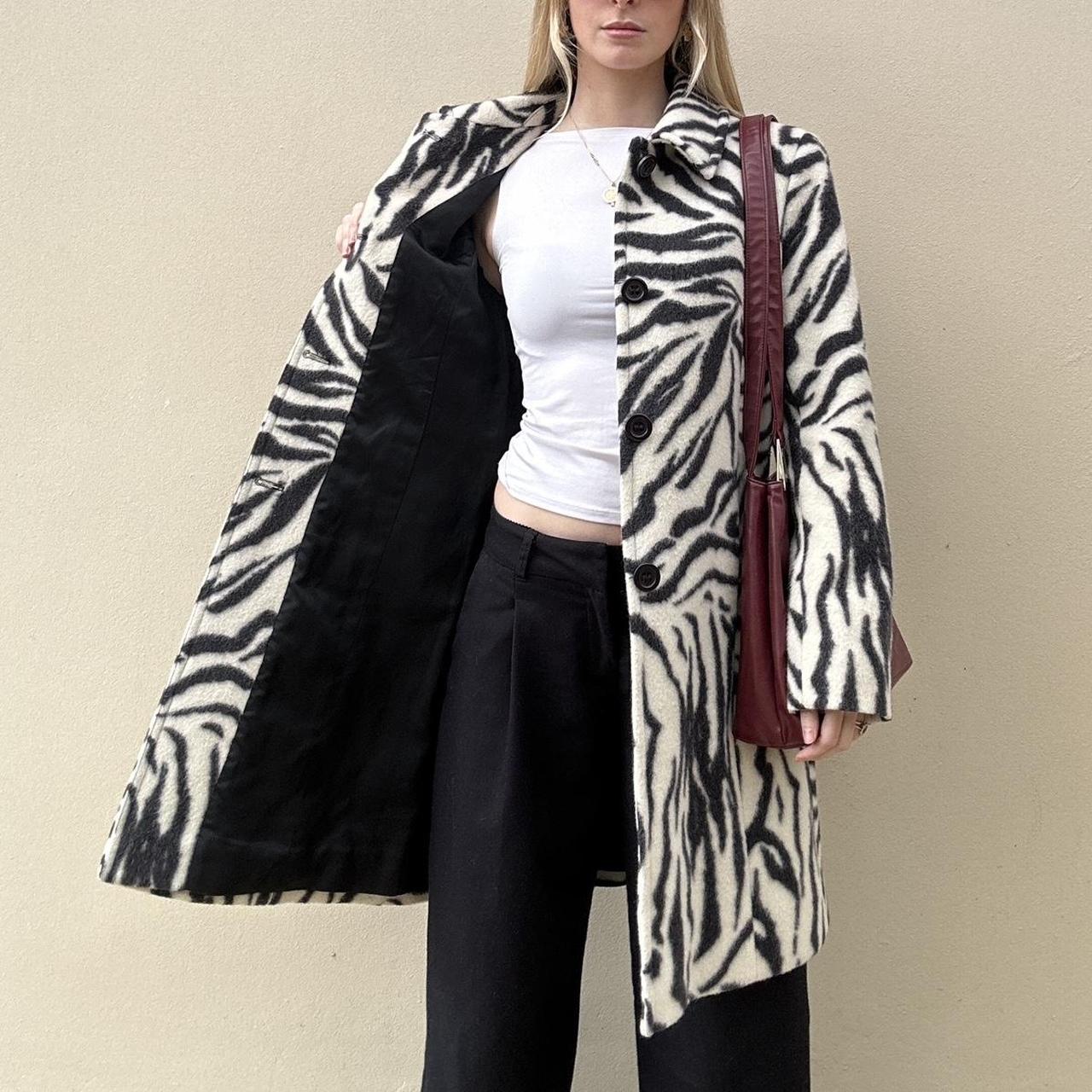 Vintage 00s zebra jacket