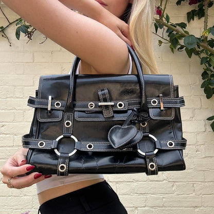 00s Luella Black leather handbag