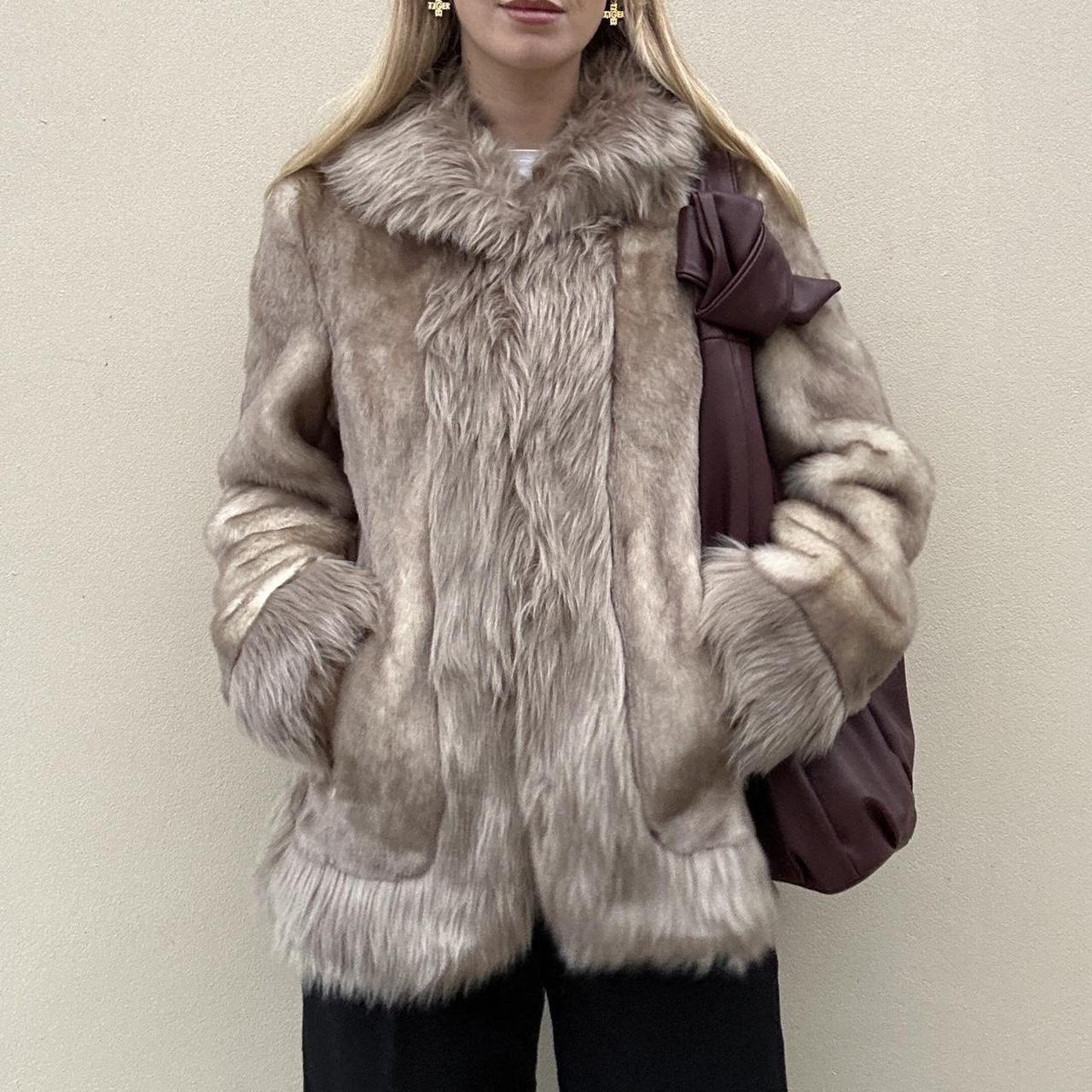 Vintage faux fur coat