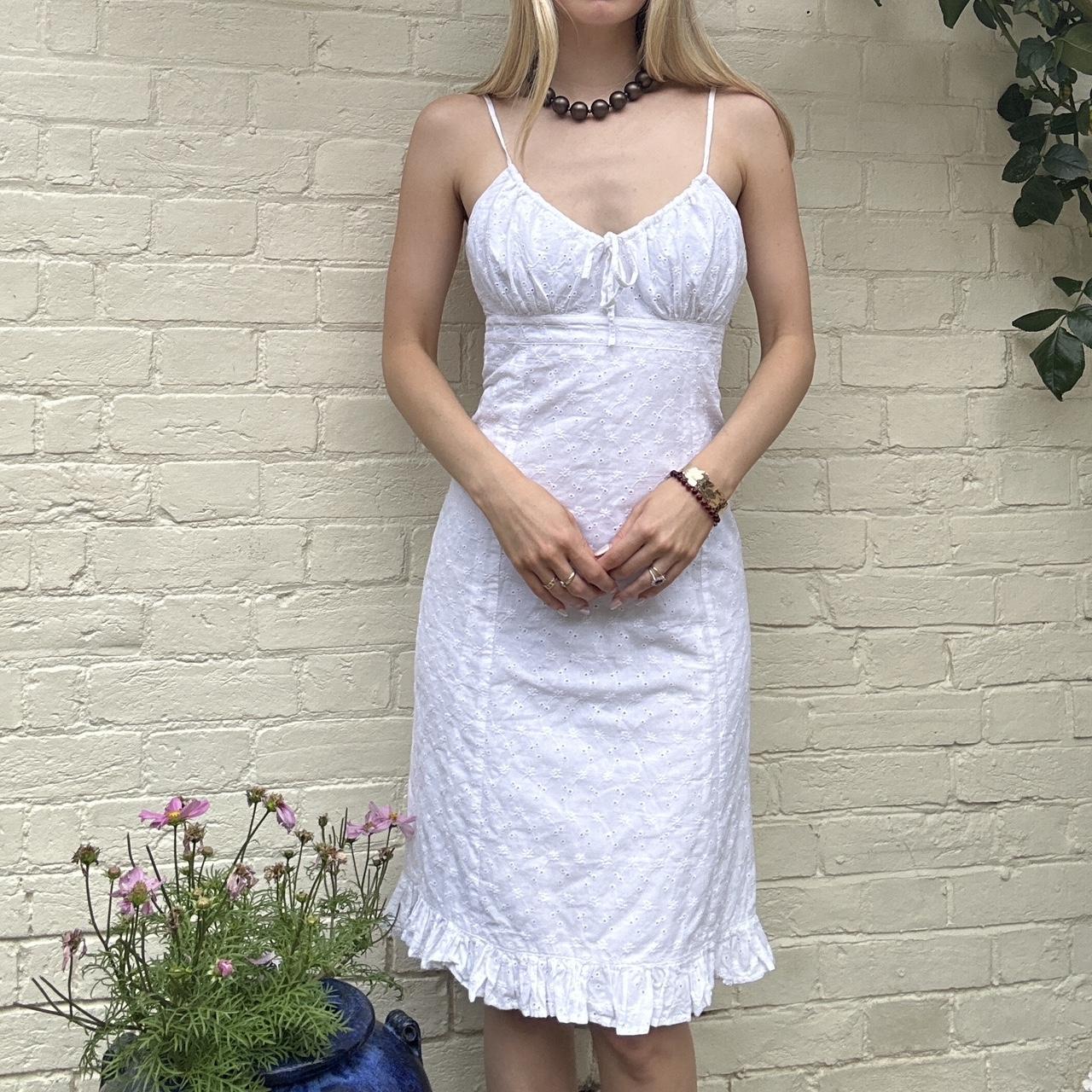 Vintage 00s Broidery anglaise dress