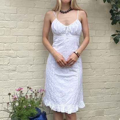 Vintage 00s Broidery anglaise dress