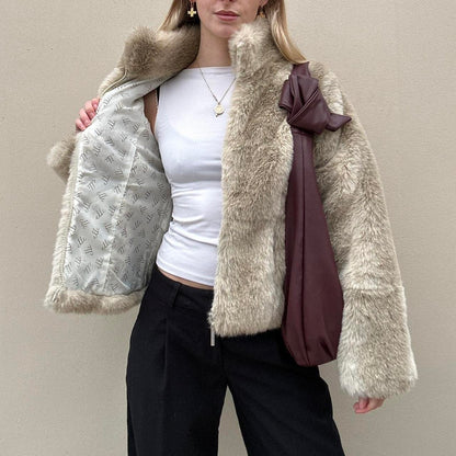 Vintage ELLE fur coat