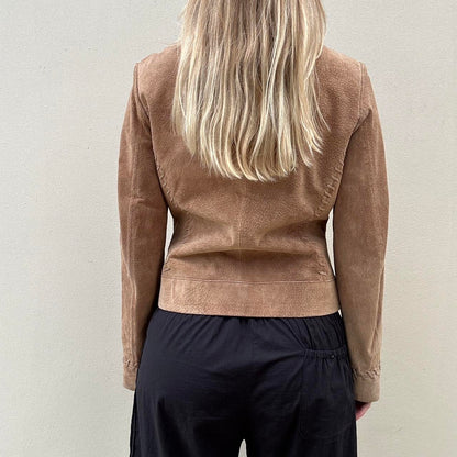 Vintage tan suede jacket -