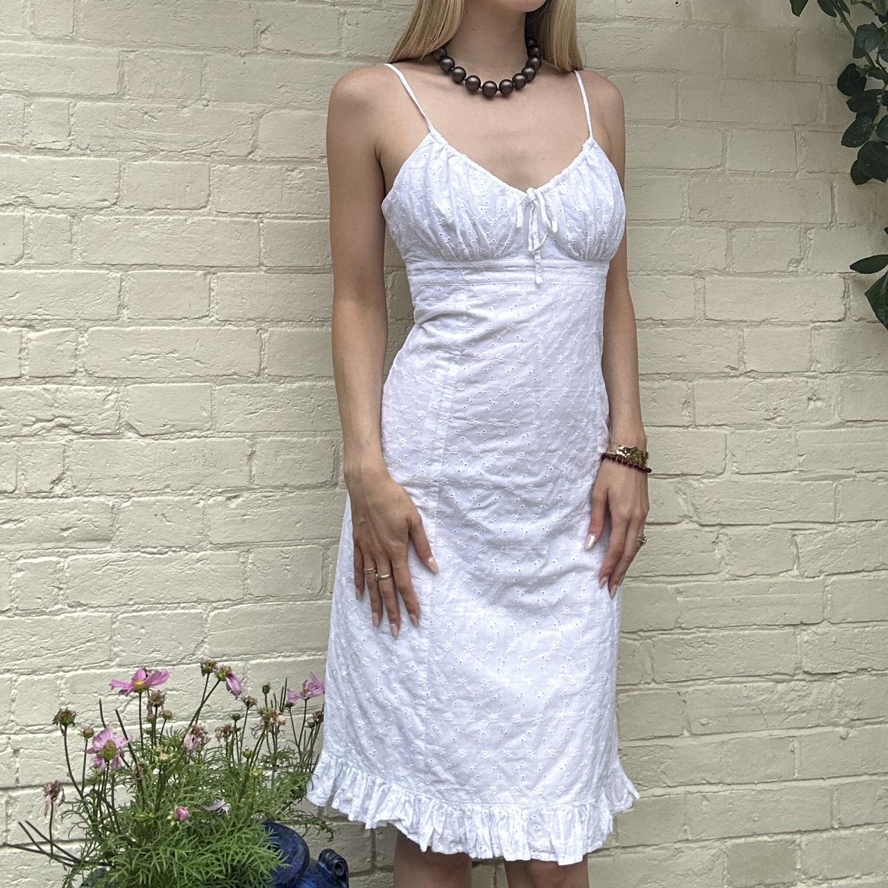 Vintage 00s Broidery anglaise dress