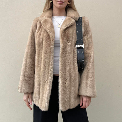 Vintage faux fur coat
