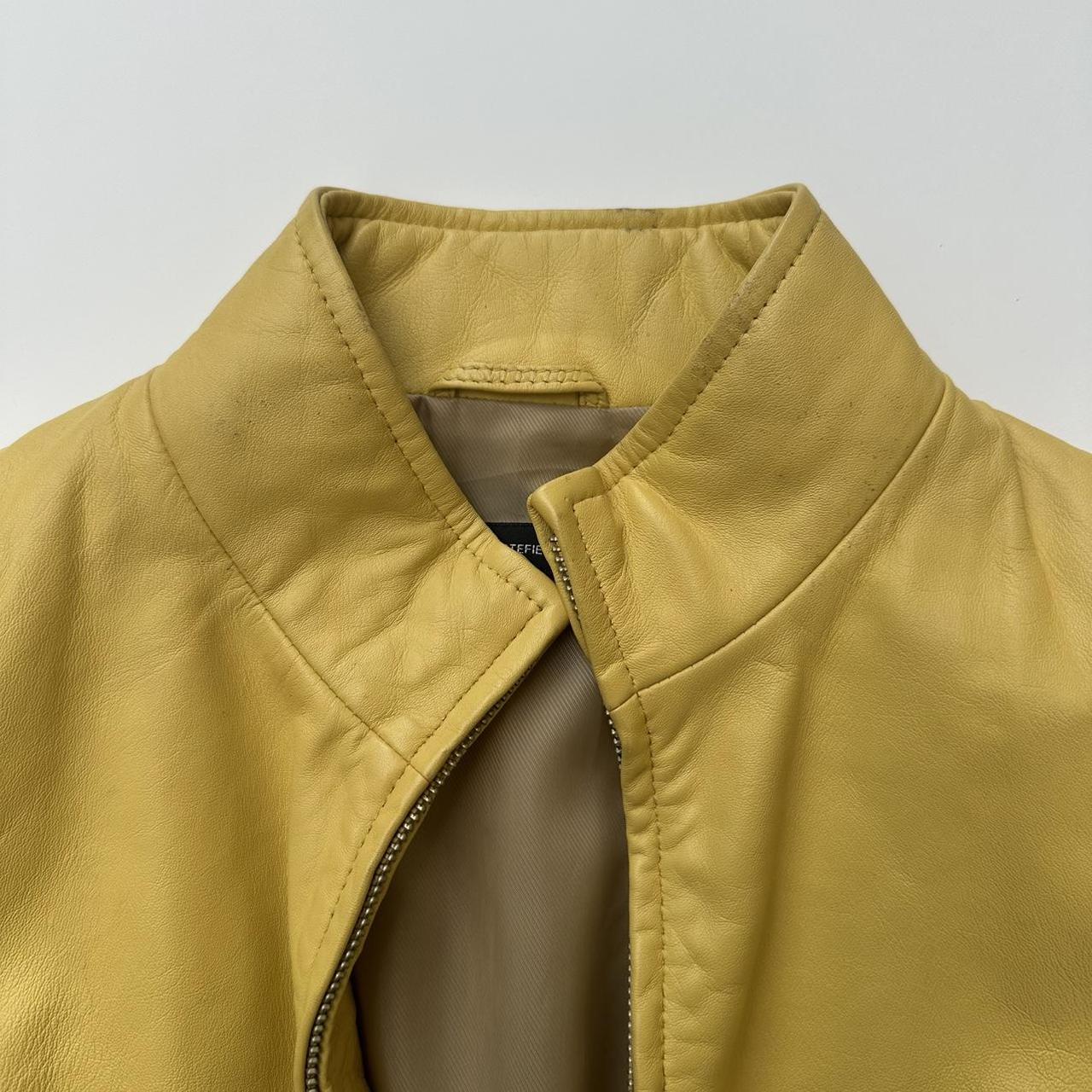 Vintage yellow leather jacket