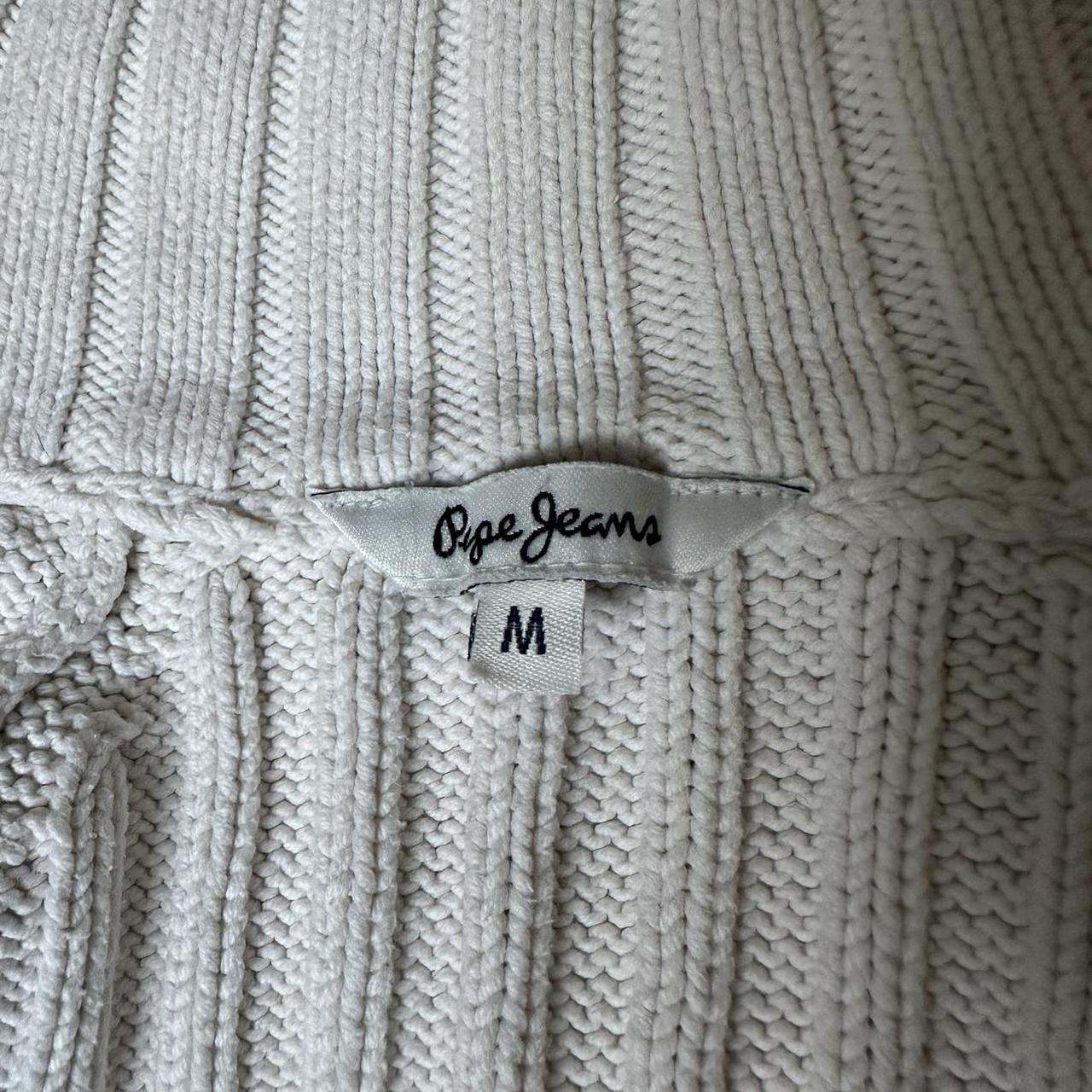 Vintage Pepe jeans ribbed dual zip jumper