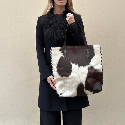 Vintage cowhide bag