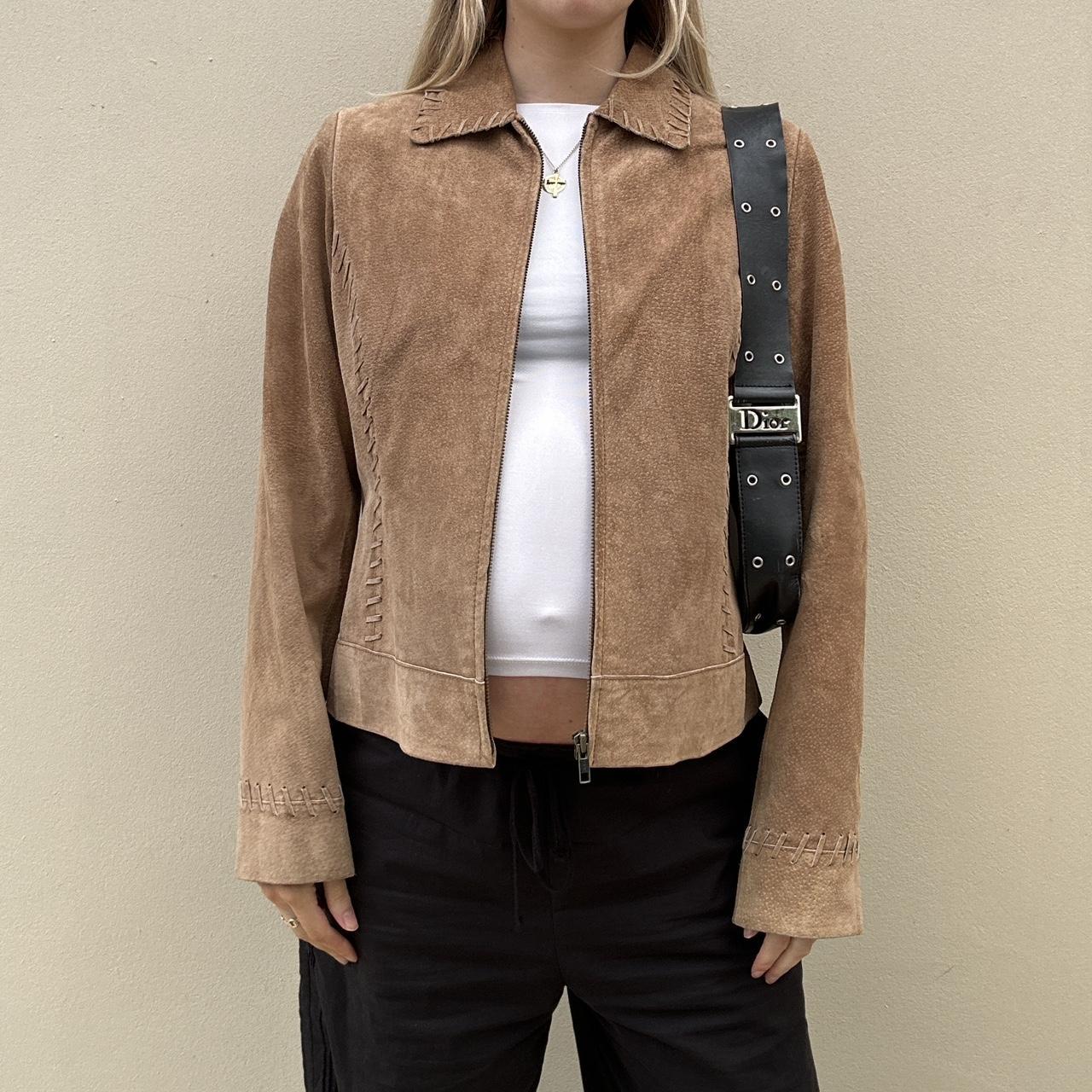 Vintage tan suede jacket -