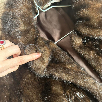 Vintage 00s faux fur jacket