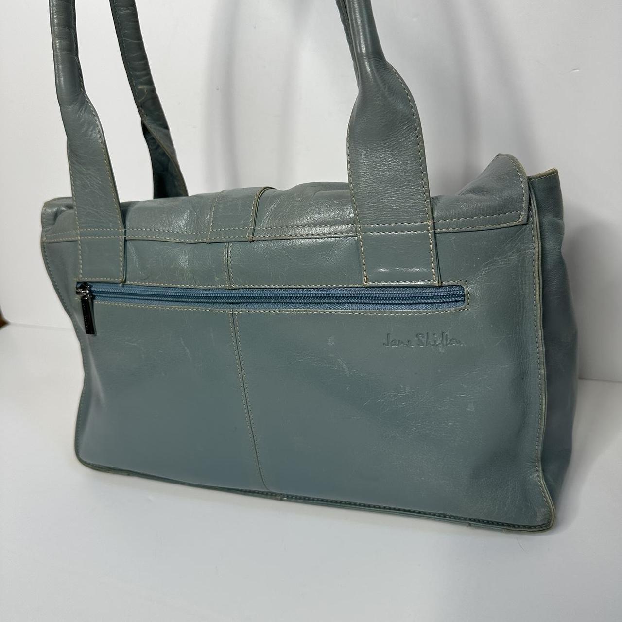 Vintage light blue shoulder bag