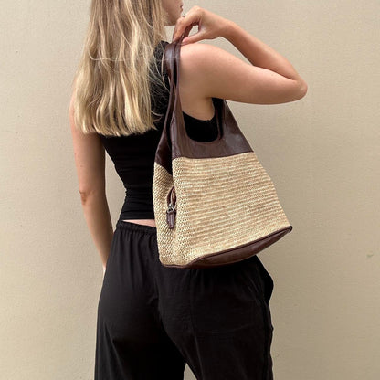 Vintage straw bag