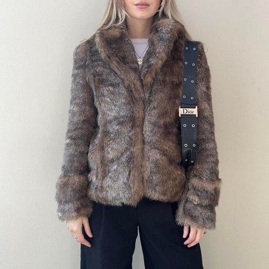 Faux fur coat