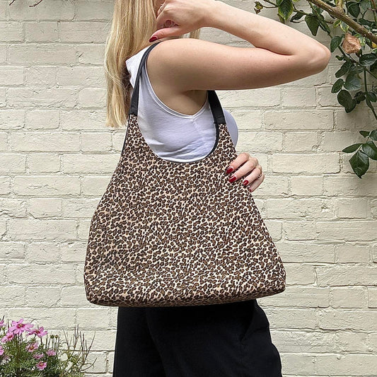 Vintage 00s leopard shoulder bag