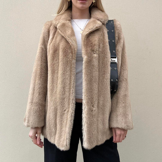 Vintage faux fur coat