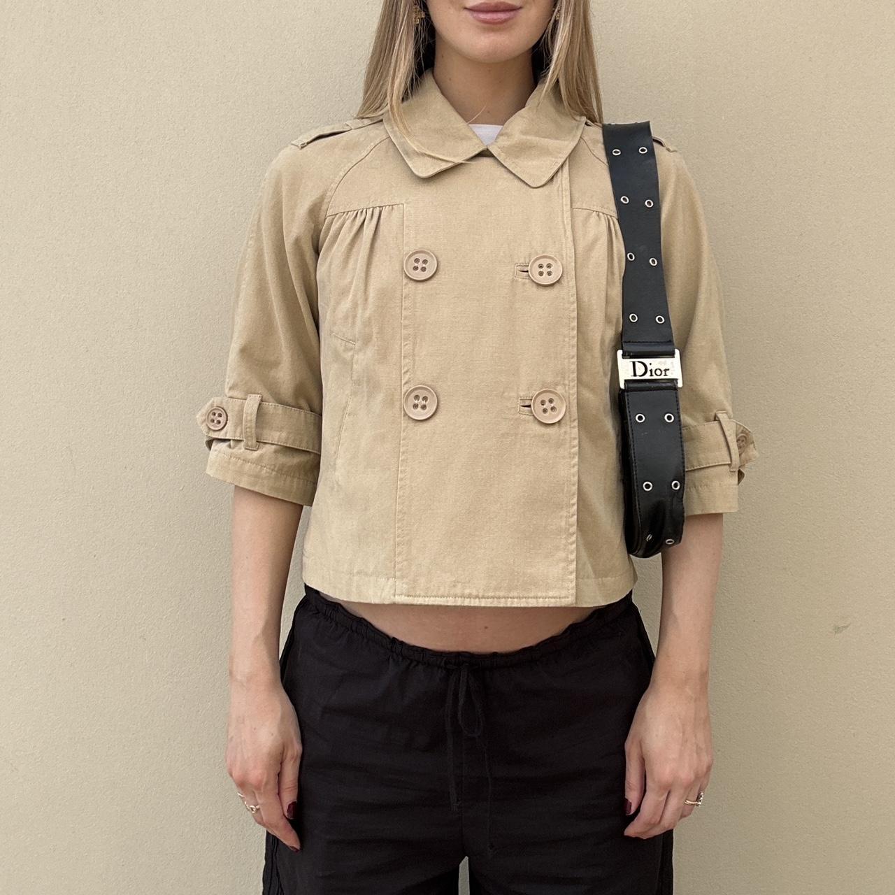 Vintage trench pea coat