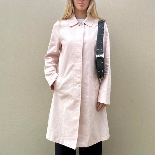 Vintage 00s pink trench coat