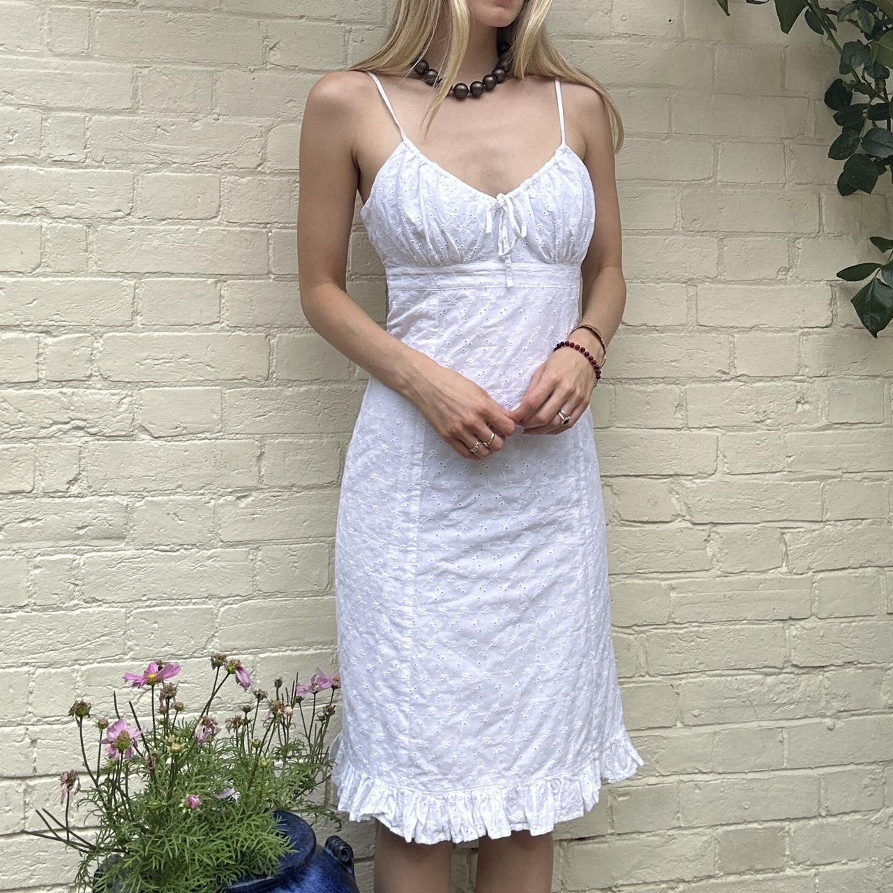 Vintage 00s Broidery anglaise dress