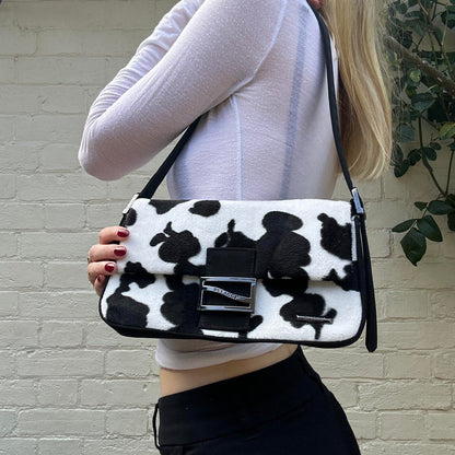 Vintage 00s Bulaggi cow shoulder bag