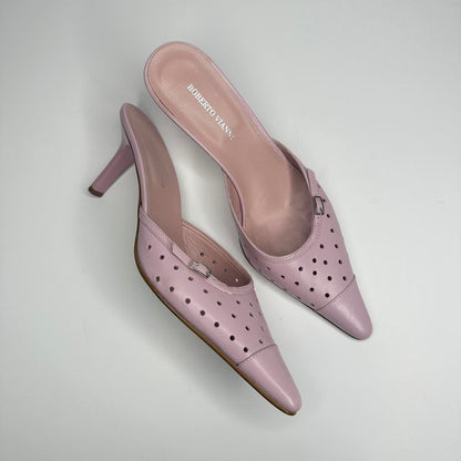 Vintage 00s pink kitten heels