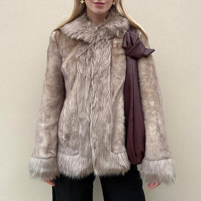 Vintage faux fur coat