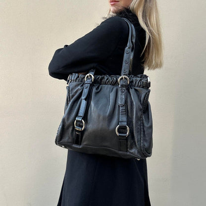 Vintage 90s leather handbag