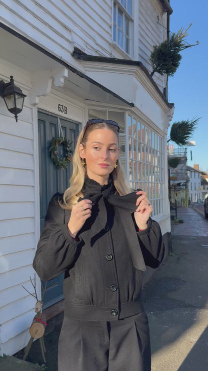 Vintage bow jacket