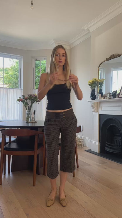 Vintage Tweed Capris