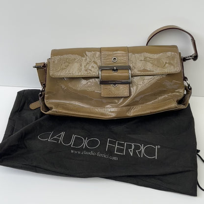Vintage 00s olive green patent bag