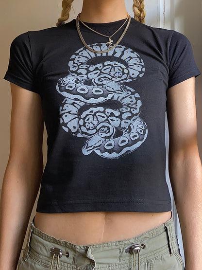 Snake baby tee